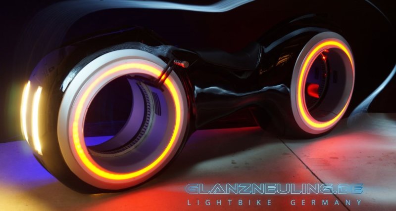 Digitalsierung idee Eyecatcher Lightbike mieten Event MEsse